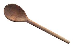 Wooden spoon.