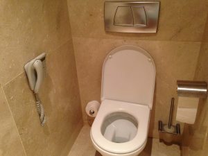 Lavatory with instrument of communication